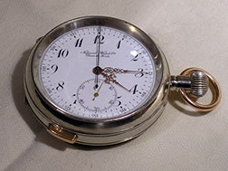 Case for a 19th cent. ¼ repeater chronograph movement