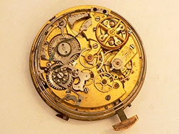 Audemars Frères ¼ repeater chronograph movement, before restoration
