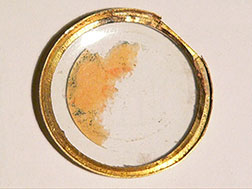 The bezel under part with the crystal