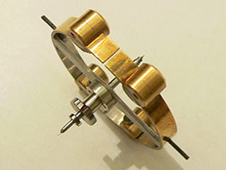 Making of the balance staff for a antique marine chronometer